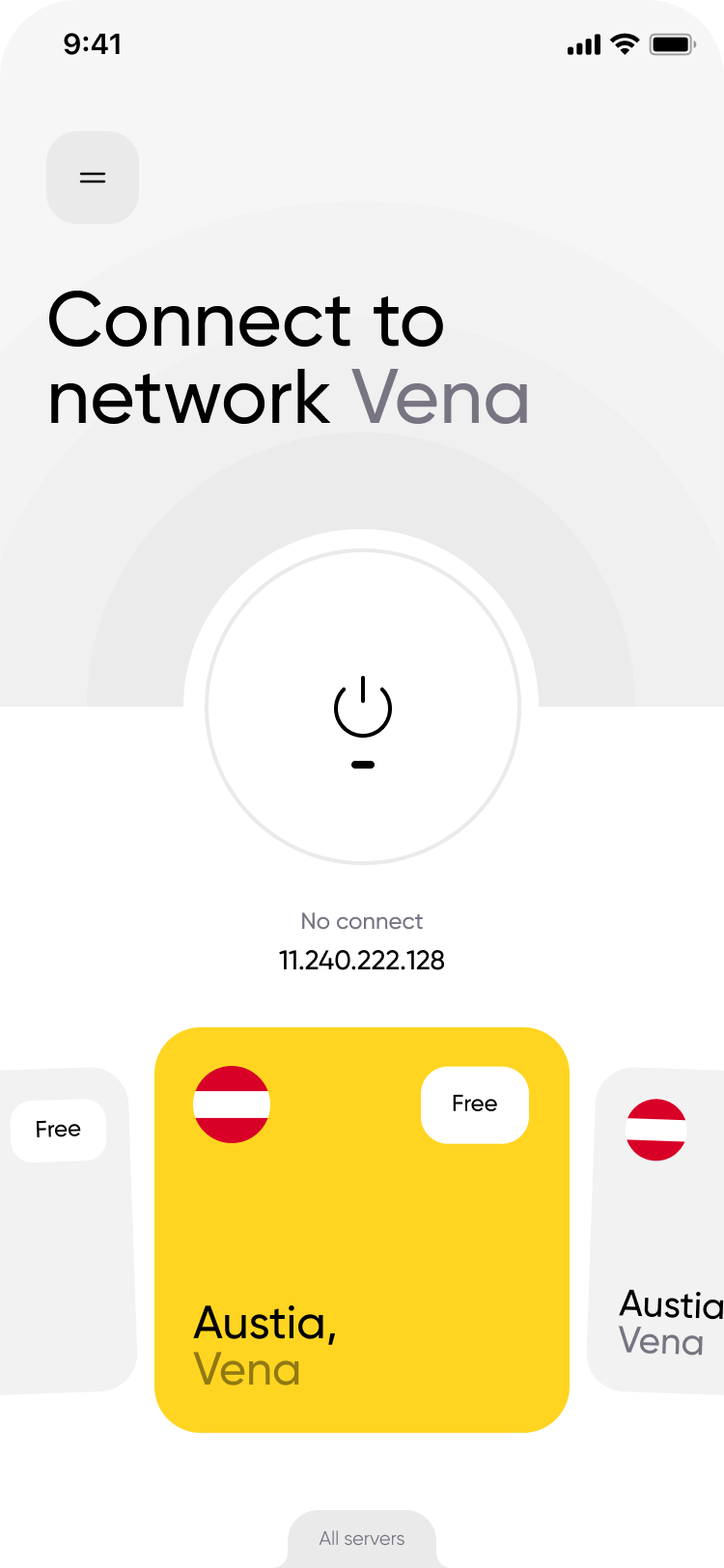 R7 VPN — мобильный экран 3